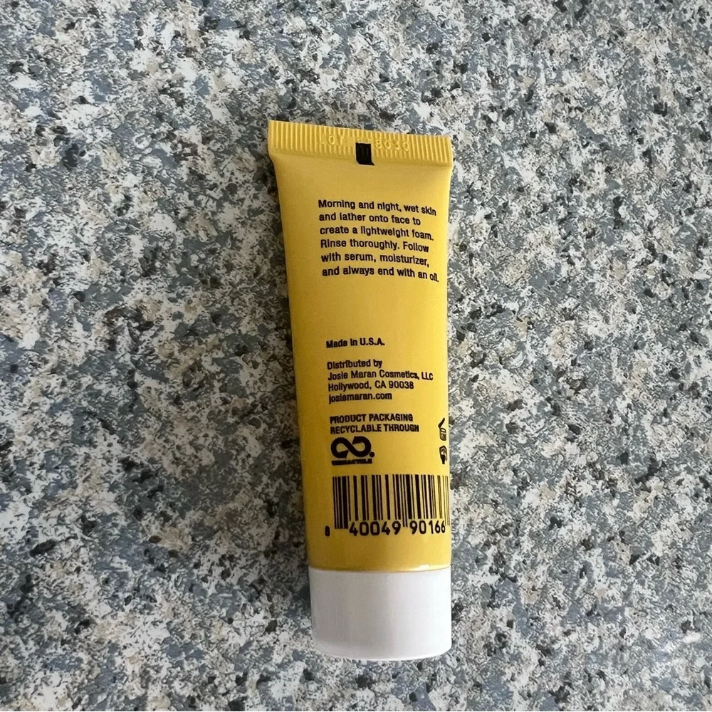 Josie Maran Pineapple Enzyme Pore Clearing Cleanser Foaming Face Wash 15 mL